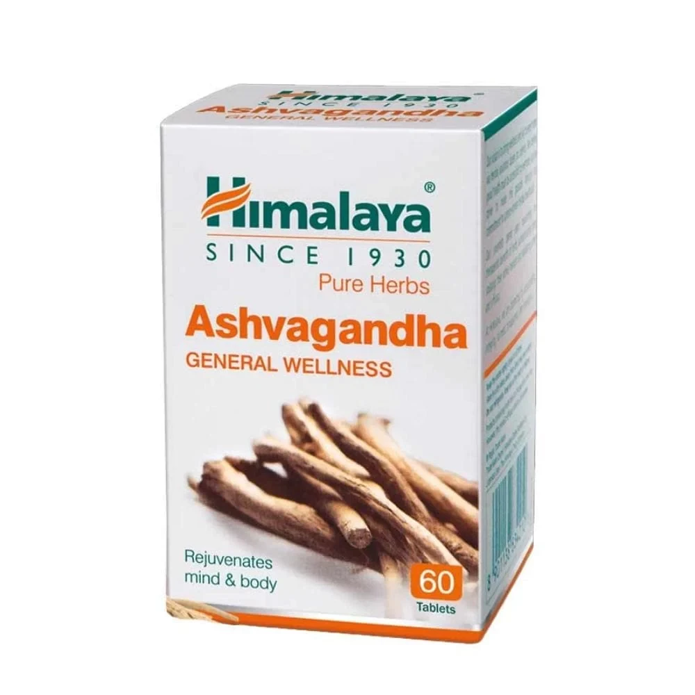 Himalaya Ashvagandha Tablets - General Wellness, 60 Tablets-1.webp